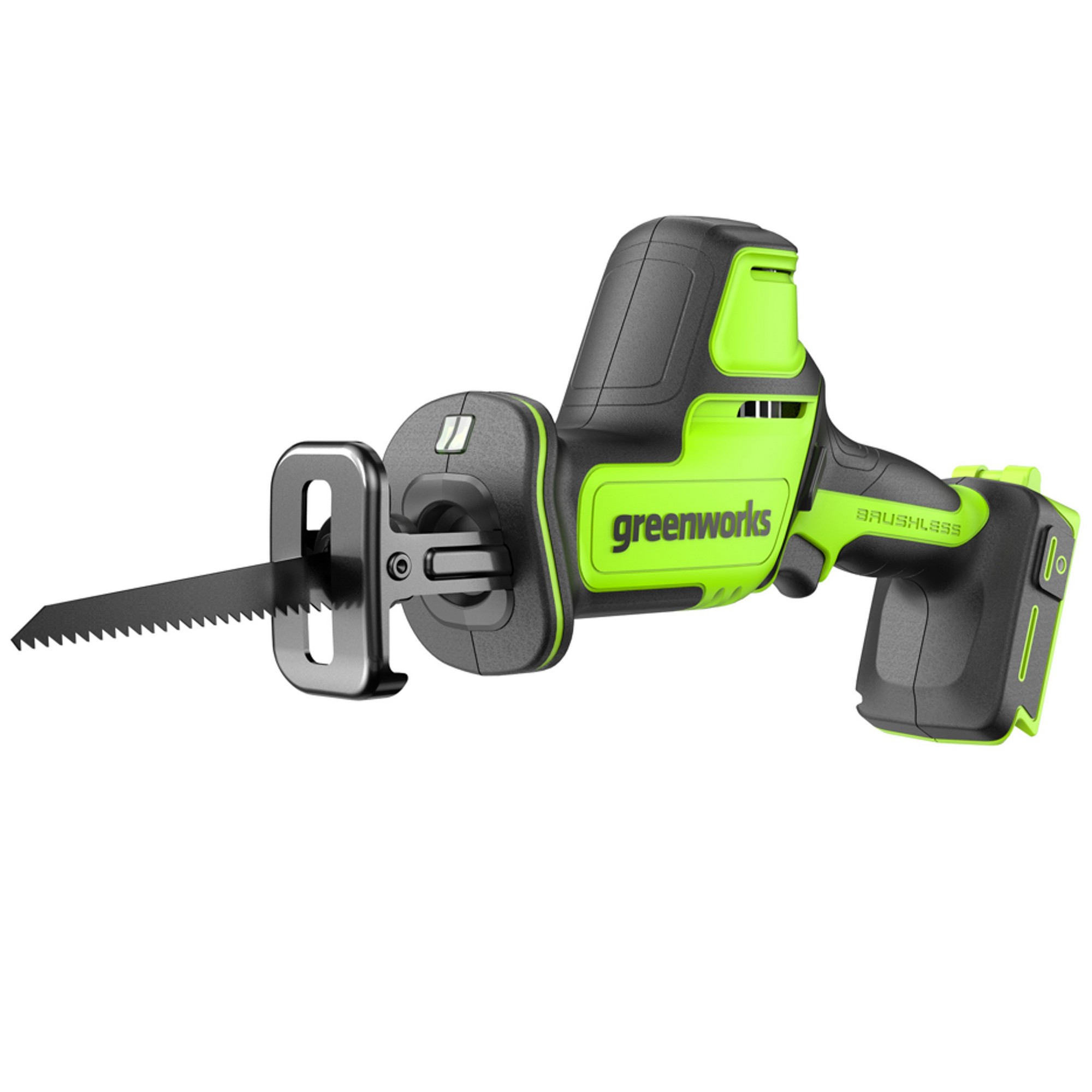 Пила сабельная компактная аккумуляторная Greenworks 24V GPT-CRS-25 1200507, бесщеточная, без АКБ и ЗУ