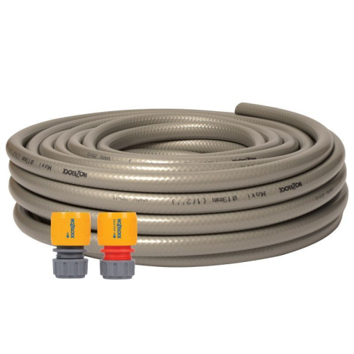 Шланг для полива hozelock 171219 tricoflex maxi 3/4 25 м  + коннекторы в комплекте