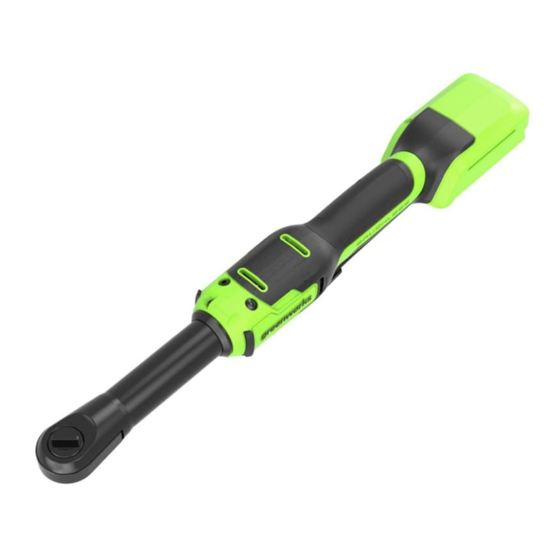 Гайковёрт-трещотка удлиненная, редуктор 170 мм, аккумуляторная Greenworks 24V GD24RWX 3803907, бесщеточная, без АКБ и ЗУ