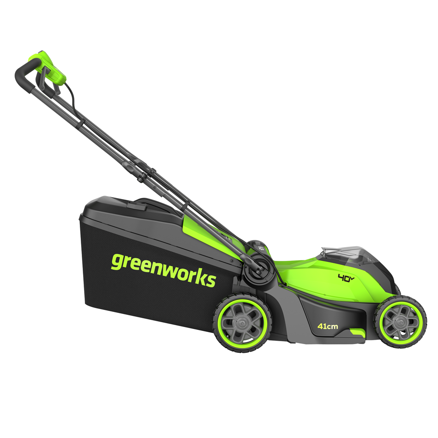 Газонокосилка аккумуляторная Greenworks 41 см 40V GD40LM411 2521007, бесщёточная, без АКБ и ЗУ