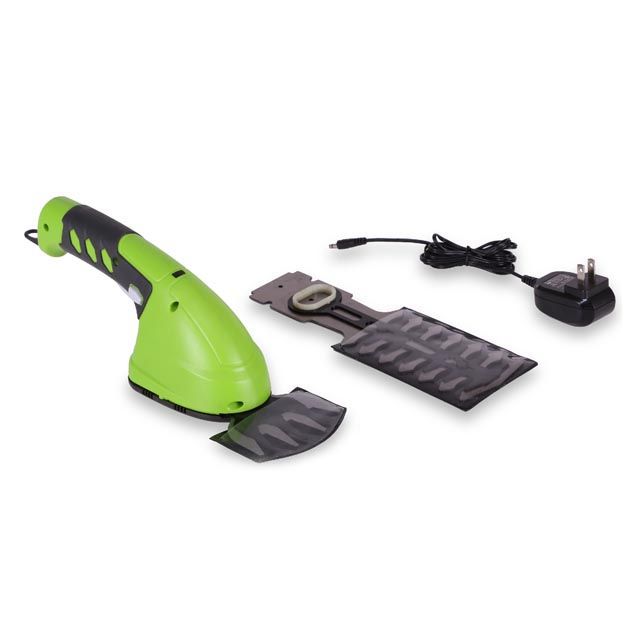 Садовые ножницы-кусторез аккумуляторные Greenworks 3,6V со встроенным аккумулятором на 2 A*ч с ручкой-удлинителем