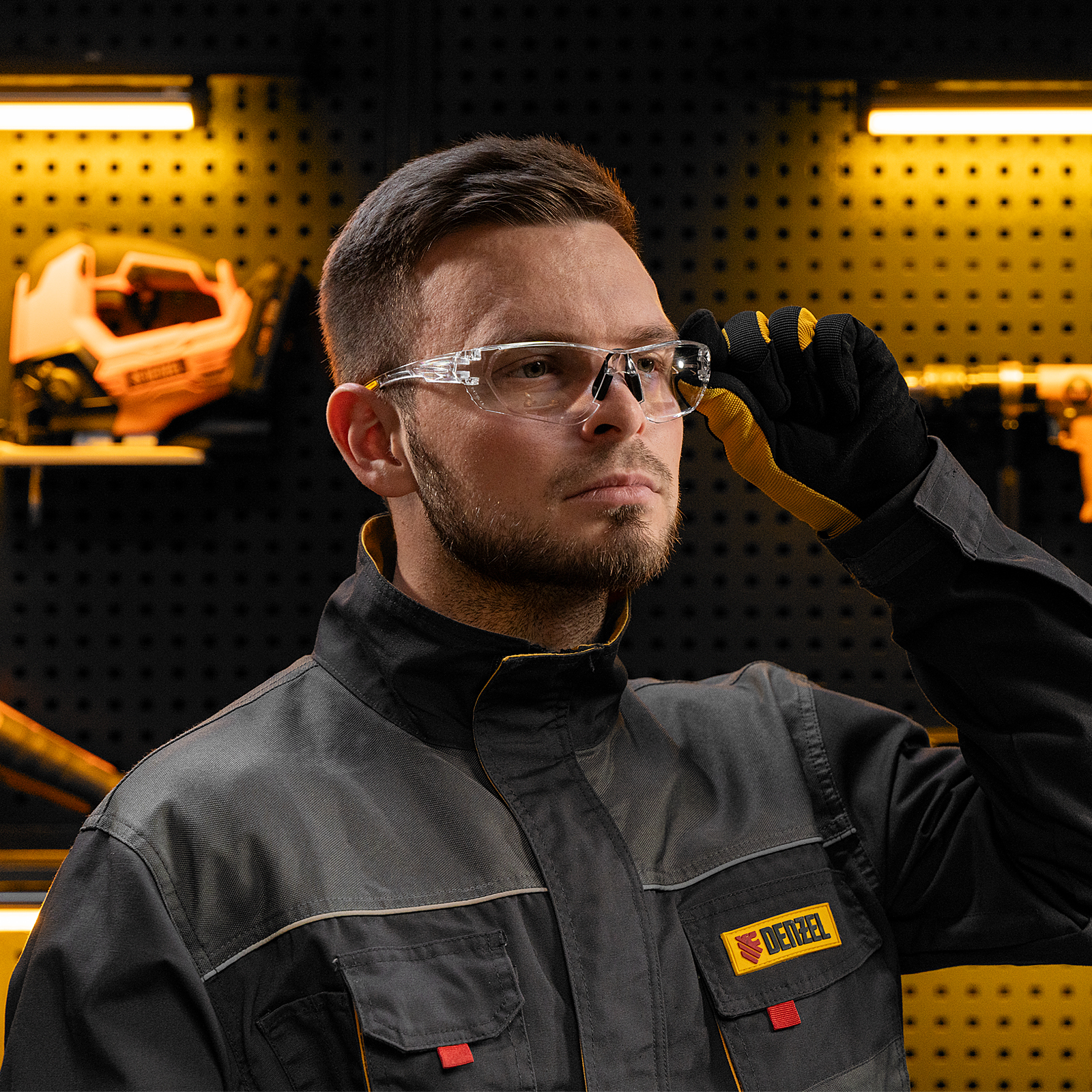 Очки защитные с бесцветной линзой