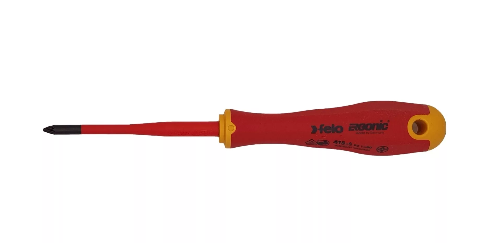 Отвёртка SLIM ERGONIC диэлектр., серия 415, PZ 1 FELO 415 192 90