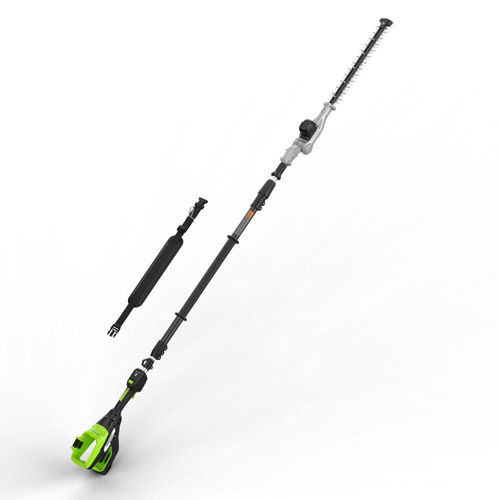 Кусторез телескопический аккумуляторный 51 см Greenworks 82V PH662T 2301607, бесщёточный, без АКБ и ЗУ